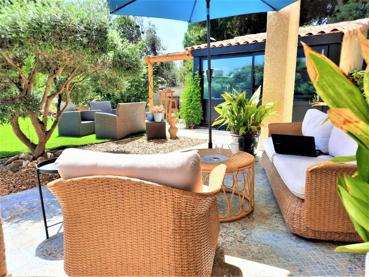 La Bastide En Front D'Etang De Thau Apartment บูซิเกส์ ภายนอก รูปภาพ